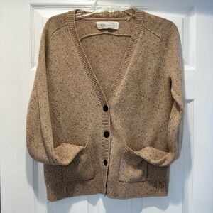Fat face 100% cashmere button down sweater. Size 6